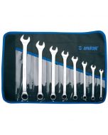 Jeu de 08 clés mixtes 6-22 avec trousse tissu 615475 - UNIOR