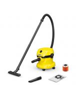 Aspirateur multifonction avec cartouche filtrante WD2 Plus V-12/4/18/C 1.628-009.0 Noir et jaune - KARCHER