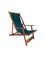 Chaise longue piscine bois 66,5x107x150