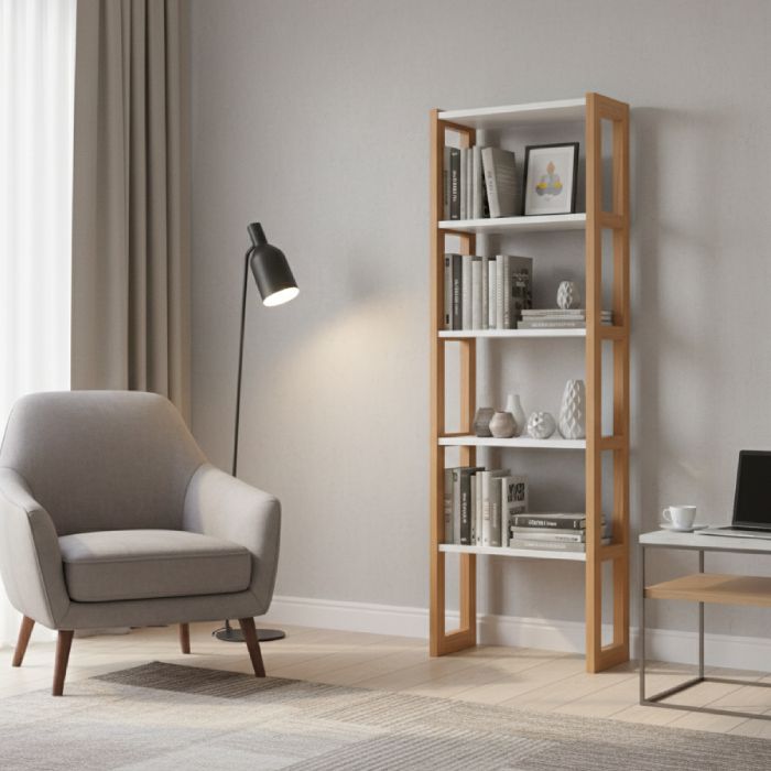 Bibliothèque IRICA – MDF Stratifié – 160 × 61 × 30 cm