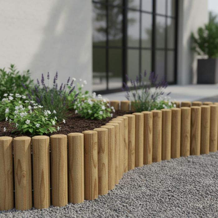 Bordure à planter Stackette bois naturel, H.30 x L.60 cm CENTRALE BRICO Bordure à planter Stackette bois naturel, H.30 x L.60 cm CENTRALE BRICO
