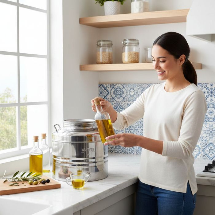 Citerne de huile d'olive MAFFEI - 20 L - Inox 18/10