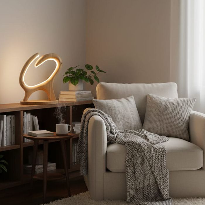 Lampadaire L’Harmonie – 12V – Bois Massif