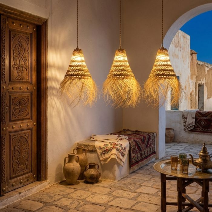 Pack suspensions Halfa avec câble électrique - 3 pièces