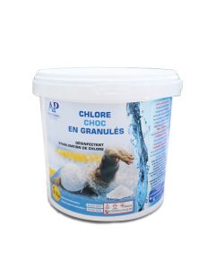 Chlore choc Granulés 5 KG - Accessoires piscines