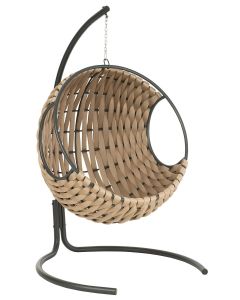 Fauteuil suspendu ESPACE HOME 196x110x125cm - grège 