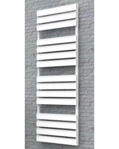 SÈCHE SERVIETTE 120/50 ALUMINIUM BLANC MEZZALUNA-12050BLMEZ