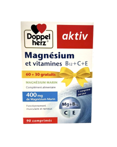 Aktiv Magnésium 90 Comprimés - Prix Tunisie | Arkan.tn