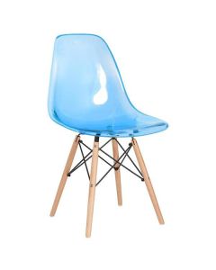 ESPACE HOME - chaise scandinave transparente-clair