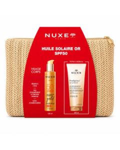 Nuxe Trousse Voyage - Solaire, Douche, Huile Prodigieuse Or