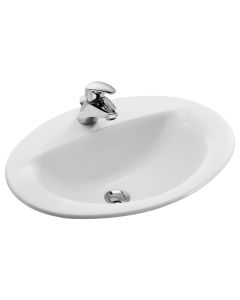 Vasque à encastrer par-dessus JACOB DELAFON E4155 PATIO – 56×43cm