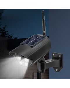 Caméra LED à Énergie Solaire Avec Capteur De Mouvement Et Système De Balayage Automatique Répétitif