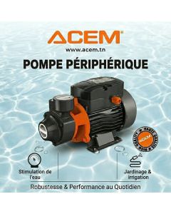 ACEM POMPE A EAU PERIPHERIQUE 1 CV 220V KPF50/30