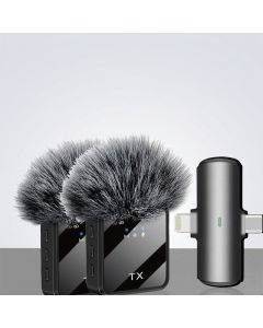 Microphone Cravate Sans Fil F15-2 Avec Réduction du Bruit