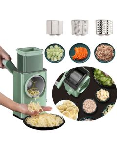 Coupe-légumes multifonction manuel en acier inoxydable de cuisine - 3 en 1