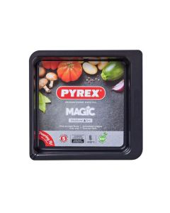 Plat à Four Carré Metal 24 cm - Pyrex Magic