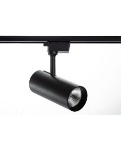 Spot sur Rail LED - Rotatif 360° - 30W - Noir 
