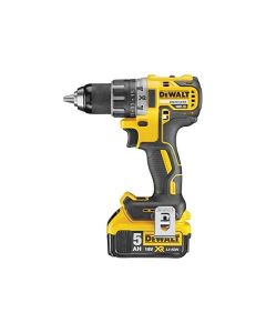 Perceuse-Visseuse Compacte DEWALT XR DCD796 - 18V - 5Ah Li-Ion Brushless - 2 Batteries - Garantie 3 Ans