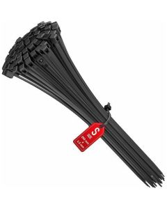 Collier - Plastique Noir - 100 Pièces - 5x450mm