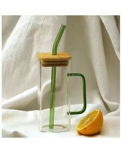 Tasse Carrée en Verre - Vert