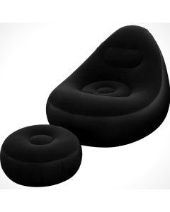 Canapé pouf loisirs gonflable - purle