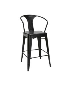 ESPACE HOME - tabouret ha - dim 44 x 110 x 44 cm-noir