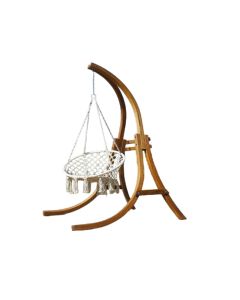 Fauteuil Suspendu CANARIES – Bois et Tissu – 214x120x160 cm Tunisie