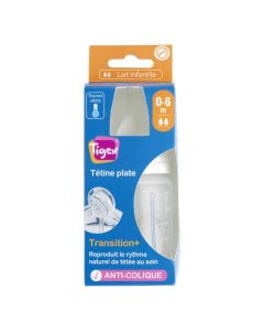 Biberon Polypropylène 150ml Fille 0-6 mois - Tigex