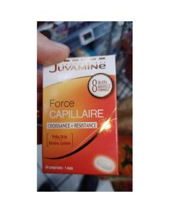Juvamine Force Capillaire - Cheveux & Ongles - 60 Gélules