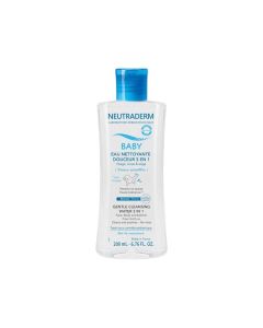 Neutraderm Baby Eau Nettoyante Douceur 3-en-1 200 ml - Peau