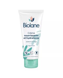 Biolane Crème Nourrissante et Hydratante 100 ml - Peau Bébé