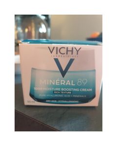 Vichy Minéral 89 Crème Riche 50ml - Soin Hydratant Visage