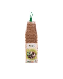 POT BIODEGRADABLE ECLOR CARRE 8CM 12PCS