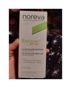 Noreva Exfoliac Écran Solaire SPF50+ - Peaux à Imperfections