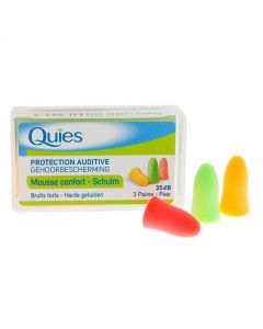 Boules Quies Mousse Anti-Bruit Fluo - Protection Auditive