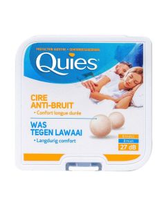 Boules Quies Cire Naturelle - Protection Auditive - Boîte de 16