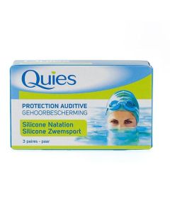 Bouchons d'Oreille Quies Standard Silicone Natation - 3 Paires