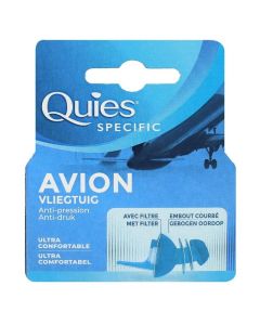 Quies Boules Quies Avion - Anti-Pression & Bruit - 2 Paires
