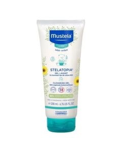 Mustela Stelatopia Gel Lavant 200 ml - Soin Bébé Peau Atopique