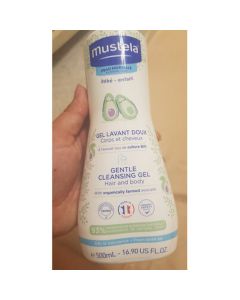 Mustela Gel Lavant Corps et Cheveux 500ml - Peau Délicate Bébé