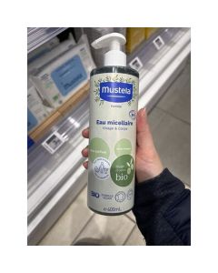 Mustela Bio Eau Micellaire 400 ml - Nettoyant Visage Doux