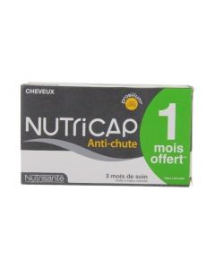 Nutricap Anti-Chute - Boîte de 30 Gélules - Cheveux & Ongles