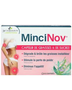 Les 3 Chênes Mincinov Capteur de Graisse 60 Gélules - Minceur