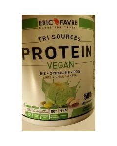 Protéine Vegan Pistache 500g - Eric Favre - Nutrition Sportive