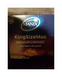 Manix Préservatifs King Size Max - Boîte de 3