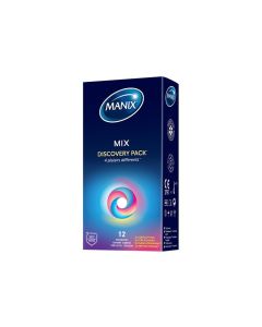 Manix Mix Discovery Pack Préservatifs - Boîte de 12 | Boticinal