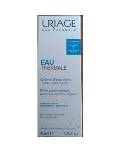 Crème d'Eau Riche Uriage - Hydratation Intense 40ml