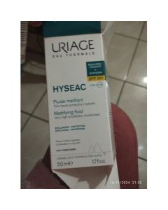 Uriage Hyséac Fluide Solaire Matifiant SPF50+ 50ml - Peaux Mixtes