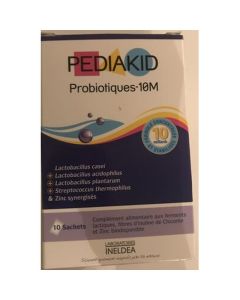 Pediakid Probiotiques 10 Sachets - Digestion & Immunité Enfant