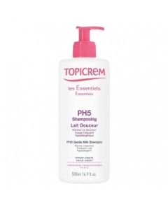 Topicrem Shampoing Lait Douceur pH5 500 ml - Cheveux Normaux